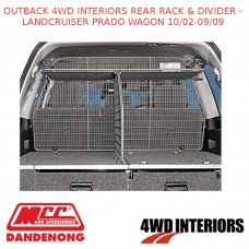 OUTBACK 4WD INTERIORS REAR RACK & DIVIDER - LANDCRUISER PRADO WAGON 10/02-09/09